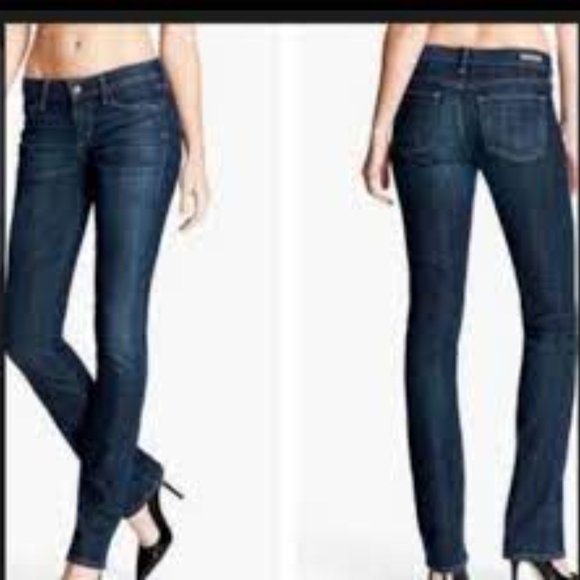 Citizens of Humanity Ava Low Rise Straight Leg Distressed Jeans Size 28 - Picture 2 of 15